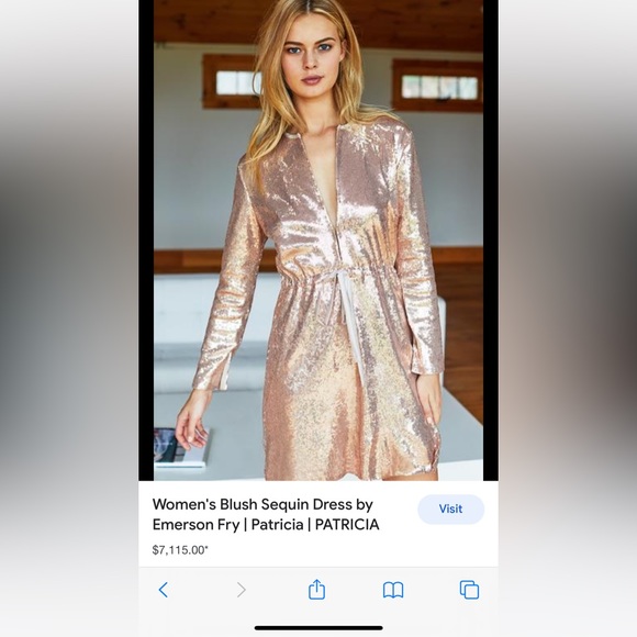 Stunning sequin Emerson fry dress size xs - Picture 14 of 14